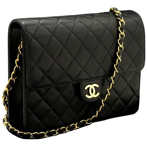 chanel quilted chain bag|chanel chain strap shoulder bag.